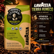 Зернова кава Lavazza Tierra Humeco 1010 г купаж арабіки робусти середнє обсмажування висока інтенсивність з кофеїном шоколадними нотками сухофруктами оксамитовою кремою для кавомашини еспресо лате капучино - зображення 1