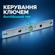 Замок для ролет ригельний з англійським ключем - зображення 4