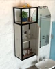 Настенная тумба полка для ванной комнаты в стиле лофт EcoLoft Ровена DSP-1515-2 - изображение 2