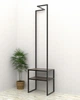 Вешалка для одежды с полками в стиле лофт EcoLoft Сиверо DSP-1518-4 - изображение 2