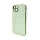 Чохол для смартфона AG Glass Matt Frame Color Logo for iPhone 12 Light Green - зображення 1