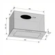 Вытяжка VENTOLUX PUNTO 520/279 GRS (1000) TRC MS - изображение 10