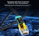 Патч-корд SAMZHE BX8100H Cat 8 10 Гбит/с медь плаский 10 м Черный - изображение 6