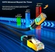 Патч-корд SAMZHE BX8100H Cat 8 10 Гбит/с медь плаский 10 м Черный - изображение 7