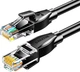 Патч-корд SAMZHE HCT100 Cat 6 мідь 1 Гбіт/с 10 м Чорний - зображення 1