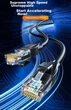 Патч-корд SAMZHE HCT100 Cat 6 мідь 1 Гбіт/с 10 м Чорний - зображення 2