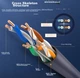 Патч-корд CHOSEAL QS2619A Cat 6 неекранований 20 м Сірий (QS2619AT20J) - зображення 5