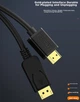 Адаптер Biaze XL21 DisplayPort - HDMI DisplayPort 1.2 4K 60 Гц 1.8 м Black - изображение 3