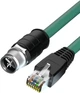 Патч-корд BOSENDE BSD-M12X Cat 6a екранований M12 X-кодований - RJ45 2 м (BSD-M12X-02) - зображення 1