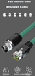 Патч-корд BOSENDE BSD-M12X Cat 6a екранований M12 X-кодований - RJ45 2 м (BSD-M12X-02) - зображення 2