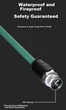 Патч-корд BOSENDE BSD-M12X Cat 6a екранований M12 X-кодований - RJ45 2 м (BSD-M12X-02) - зображення 4