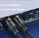 Аудиокабель ZHENWEI ZW-YPX536 Jack 6.35 мм — 2 x XLR (мама), 3 м - изображение 5