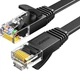 Патч-корд Ugreen 50181 Cat 6 плоский 1 Гбіт/с 20 м Чорний - зображення 1