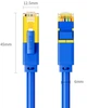 Патч-корд ZLEUE Cat 7 екранований 10 Гбіт/с 15 м Синій (BL7150) - зображення 2