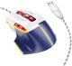 Дротова миша Hoco GM31 Overlord Gaming Wired Mouse White/Blue - изображение 1