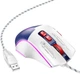 Дротова миша Hoco GM31 Overlord Gaming Wired Mouse White/Blue - изображение 2