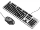 Комплект Hoco GM18 Luminous Gaming Keyboard and Mouse Set RU Black - зображення 1