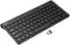 Бездротова клавіатура Hoco GM70 Dragon 2.4G Wireless Mini Keyboard Cyrillic Black - зображення 1