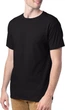 Бавовняна футболка без написів Hanes Soft Cotton Cool Comfort відводить вологу Black Розмір: XL - изображение 2