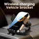 Автомобільний тримач для телефону з бездротовою зарядкою Wireless Car Charger X12 |15W| Чорний - зображення 4
