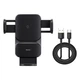 Беспроводное автомобильное зарядное устройство Держатель Baseus Wisdom Auto Alignment Car Mount Wireless Charger с технологией Qi 15W Черный - изображение 9