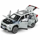 Машинка Toyota RAV4 игрушка моделька металлическая коллекционная 15 см Серый (5337746) - изображение 2