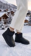 Угги женские No Brand С529 зимние черные 38 24 см - изображение 5
