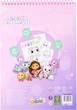 Розмальовка Canenco Gabby's Dollhouse з акварельними фарбами та пензлем GD24355V1 (8719668032477) - зображення 5