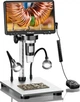 Микроскоп для пайки со светодиодной подсветкой Tomlov DM9 7" LCD экран - изображение 1