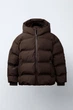 Зимняя куртка для мальчика Zara 128 размер коричневая 5644758700 - изображение 1