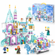 Конструктор Ледяной дворец Disney Frozen Снежной королевы 742 детали с 5 фигурками, лошадью и каретой для детей от 8 лет - изображение 1
