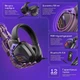 Беспроводная игровая гарнитура Proove Gaming Rage (APP) black/purple (WHRG00020001) - изображение 6