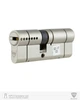 Циліндр RB KEYLOCX 105 мм (45x60) · ключ-ключ · нікель сатин - изображение 2