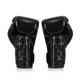 Боксерские перчатки Fairtex натуральная кожа 16 унций черные с бинтами. - изображение 7