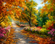 Алмазная мозаика ColorArt 40х50 Красивая осень SP041 - изображение 1