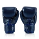 Боксерские перчатки Fairtex натуральная кожа 10 унций синие - изображение 6