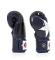 Боксерские перчатки Fairtex натуральная кожа 14 унций синие. - изображение 7
