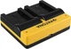 Зарядний пристрій PATONA Dual USB для Panasonic VW-VBK180 H H100 H101 H95 VW-VBK180 HC HCV700 HC-V700 (4055655187350) - зображення 2