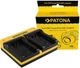 Зарядний пристрій PATONA Dual USB для Panasonic VW-VBK180 H H100 H101 H95 VW-VBK180 HC HCV700 HC-V700 (4055655187350) - зображення 4