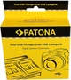 Зарядний пристрій PATONA Dual USB для Panasonic VW-VBK180 H H100 H101 H95 VW-VBK180 HC HCV700 HC-V700 (4055655187350) - зображення 5
