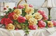 Алмазная мозаика ColorArt Розы в корзине 40х70 SS814 полная выкладка, квадратные алмазики, набор для творчества и рукоделия - изображение 2