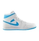 Кроссовки женские Jordan 1 Mid White 40 Комбинированный BQ6472-114 - изображение 4