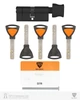 Циліндр RB KEYLOCX (45x60T) · ключ-вертушка · чорний · 5 ключі - изображение 6