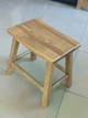 Табурет деревянный кухонный Волна 45×30×45 см массив ясеня с жестким сиденьем табуретка из дерева кухонный стул для кухни столовой дома квартиры цвет ясень - изображение 5