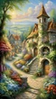 Алмазная мозаика модульная ColorArt Времена года с голограммными стразами 4х30х50 TR1006, полная выкладка, квадратные алмазики, набор для творчества и рукоделия - изображение 7