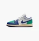 Кроссовки детские Jordan 1 Low Big Kids Blue/Green 38.5 553560-147 - изображение 1
