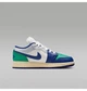 Кроссовки детские Jordan 1 Low Big Kids Blue/Green 38.5 553560-147 - изображение 3