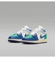 Кроссовки детские Jordan 1 Low Big Kids Blue/Green 38.5 553560-147 - изображение 5