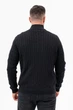 Трикотажный джемпер на молнии K.O.R 26581 Черный (black) L - изображение 5