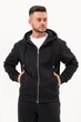 Спортивна флісова кофта на блискавці K.O.R 853 Чорний (No37 black) 2XL - зображення 1